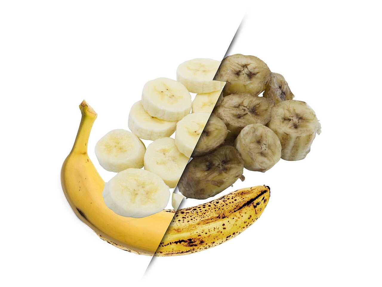 Fresh-Cut Banana treated with Food freshly vs. untreated